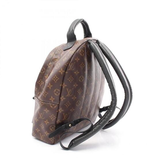 LOUIS VUITTON Brown Monogram Leather Backpack - Picture 3 of 11